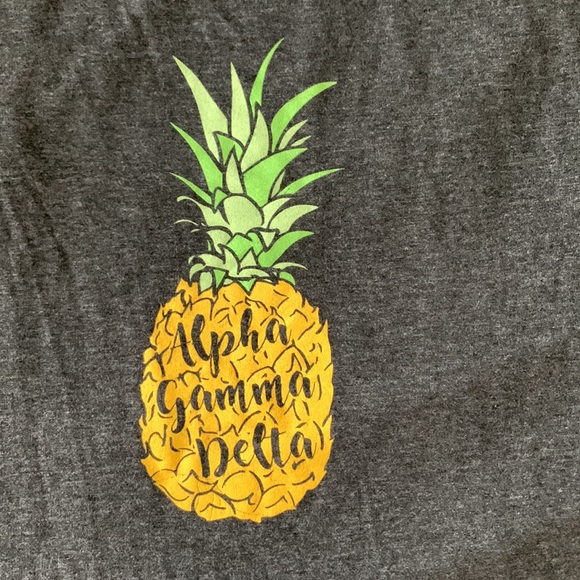 NWOT. Alpha Gamma Delta Sorority womens custom relaxed jersey tank top. - Picture 5 of 10